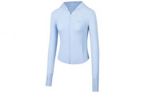 Анта Вэрайети Тренировочная коллекция Дышащая охлаждающая защита от ультрафиолета солнцезащитная одежда Женская Аква небесно-голубая