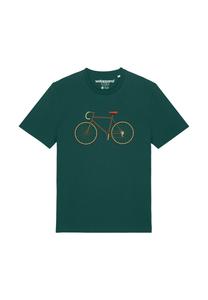 Футболка с принтом FAHRRAD watapparel, темно-зеленый