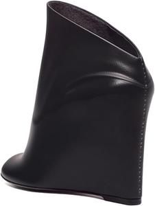 Женские шикарные сандалии-босоножки на танкетке с открытым носком, мягкая стелька, элегантные туфли на выпускной, вечеринку или другое праздничное мероприятие, размеры 4-16 US Wansseny, Black