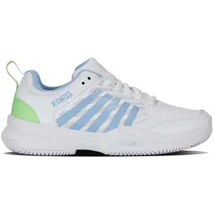Женские туфли для тенниса и падела COURT EXPRESS 2 CLAY K· Швейцарский K-Swiss, белый/синий