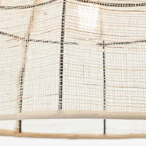 Люстра Tanah E27 1 шт. 32 см черный/натуральный Brilliant, черный/натуральный