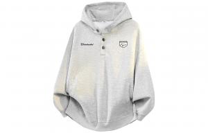 Толстовка Unisex Hooded Moderate Regular WARRIOR, светло-серый