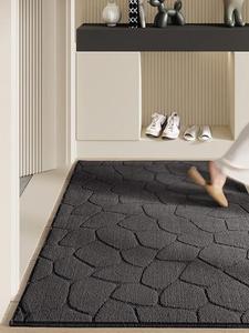 Dajiang Ковер 92х152 см для входа, износостойкий, легко чистить, Ailuya-Deep Gray, для удаления песка и пыли