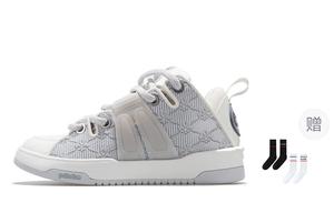 Кроссовки palladium Skateboarding Shoes Men Low-top, белый/серебряный