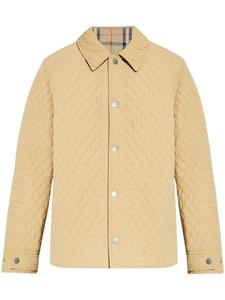 Burberry двусторонняя стеганая куртка, нейтральный цвет