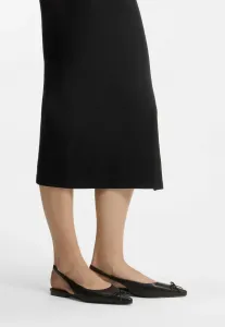 Балетки seleny с пяткой на спине Hugo, Black One