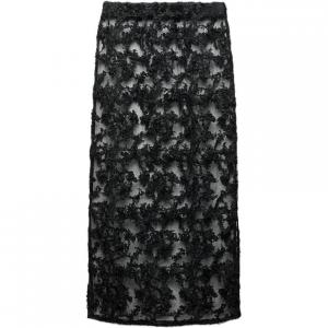 ZARA Повседневная длинная юбка женская черная