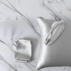 CSHWXY Наволочка из шелка тутового шелкопряда двусторонняя с потайной молнией Lightgrey Set