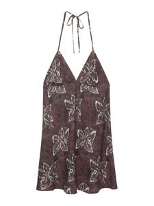 Летнее платье Pull&Bear, фиолетовый/баклажановый