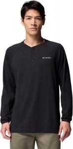 Columbia мужская футболка Thistletown Hills Raglan Henley, Black