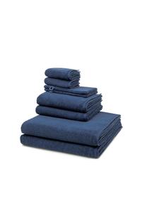 Набор полотенец Ross Sensual Skin, 8 штук, темно-синий
