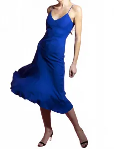 Платье миди Veda в персидском синем цвете Cult Gaia