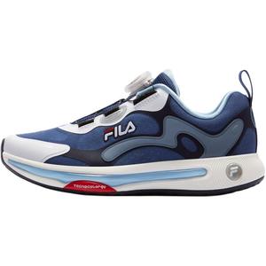 Легкие амортизирующие кроссовки Microjump с низким верхом для детей и подростков FILA KIDS, синий/белый