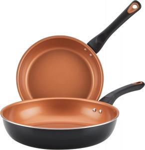 Набор сковородок Farberware Glide с антипригарным покрытием 24 см и 29 см, черный