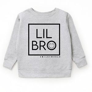 Свитшот Smileyworld lil bro square youth The Juniper Shop, Heather Grey