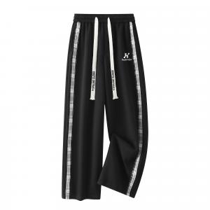 Вязаные спортивные штаны Unisex HUANQIU, черный