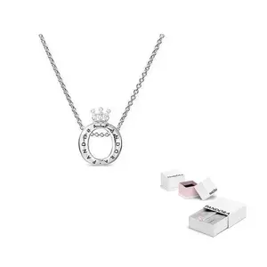 Pandora Серебряное колье 925 пробы