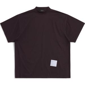 Футболка Balenciaga, темно-коричневый