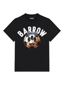 Футболка с принтом в футбольной тематике Barrow Kids, черный