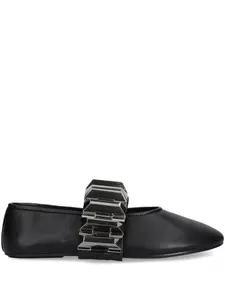 Балетки с закругленным носком Jeffrey Campbell, черный