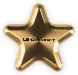 Большая ручка из нержавеющей стали Le Creuset, в форме звезды, золотистого цвета