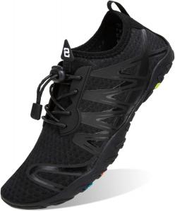 Водные тапочки WateLves для мужчин и женщин, босиком, пляжные и для плавания, быстро сохнущие, акваноски, обувь для бассейна, серфинга, йоги и водной аэробики, черный