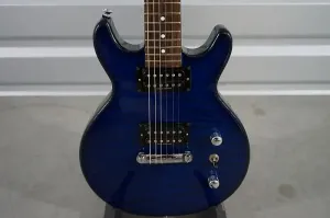 Jackson JJ2 Scott Ian Signature Anthrax Set Neck 2000-х - TB Прозрачный синий Редкий Сделано в Японии