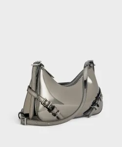 Сумка-хобо Слоун Charles & Keith, цвет Pewter