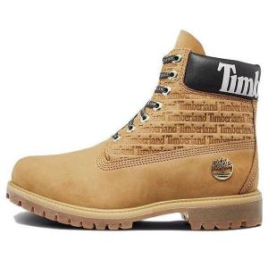 Кроссовки 6-inch premium logo wide-fit boots 'wheat nubuck' Timberland, желтый