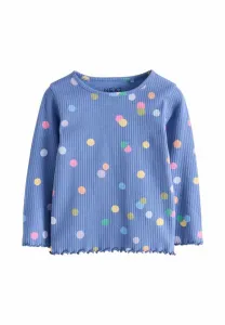 Рубашка с длинным рукавом, прямого кроя Next, Blue Multi Spot