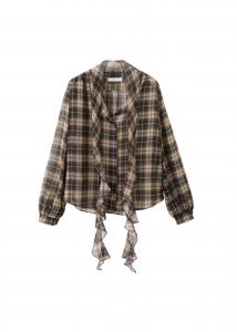 MANGO Блузка 'Scott' в черном цвете