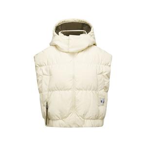 Skechers Спортивная и повседневная жилетка женская жемчужно-бежевая, Pearl Beige White