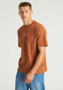 Футболка с принтом DRACO CHASIN', светло-коричневый