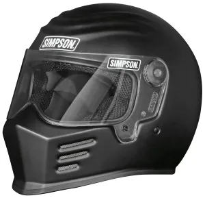 Шлем Simpson Outlaw Bandit 3 Simpson Helmets, матовый черный