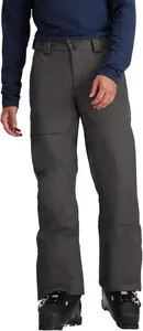 Мужские горнолыжные брюки Obermeyer Orion, утепленные и водонепроницаемые с технологией HydroBlock, Grey Basalt