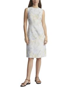 Lafayette 148 New York Платье Harpson из льняной смеси, синий