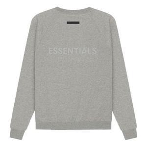 Худи Fear of God Essentials SS21 Pull-Over Crewneck Dark Heather Oatmeal, бежевый