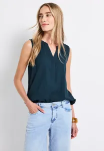 В однотонном топе Street One, Türkis