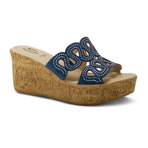 Женские шлепанцы Spring Step Mssteamy, цвет Navy Suede