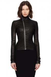 Кожаная куртка Concordians Gary Rick Owens, черный