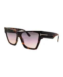 Солнцезащитные очки на подошве Tom Ford, коричневый