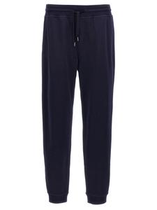 Джоггеры из хлопкового микса Brunello Cucinelli, синий