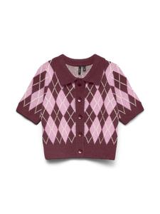 Вязаный кардиган VERO MODA VMSally, Burgundy