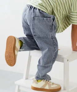 Рабочие джинсовые брюки с карманами для работы с химическими веществами, длинные джинсовые брюки 2025AW Devirock, цвет 002-Chemical Bleach