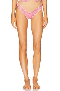 Бикини-плавки Evelyn от More To Come, red gingham