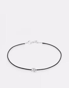 Браслет из проволоки с черепом Bolongaro Trevor, черный