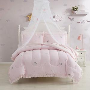 Детское одеяло и комплект постельного белья Sweet Home Collection с единорогом, розовый