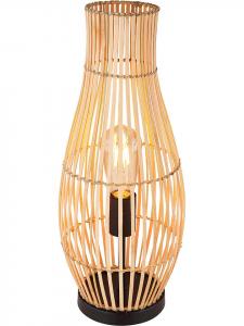 Настольная лампа "Laglio" светло-коричневого/черного цвета - (В)47,5 x Ø19,5 см Globo lighting