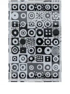 Поднос с принтом, 5,5х45,5х30 см, 10 Corso Como, черный