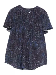 Блузка Sally с оборками ISABEL MARANT, синий